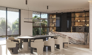 Bouwgrond met geavanceerd villaproject te koop dicht bij alle voorzieningen op de befaamde Golden Mile van Marbella 777089 