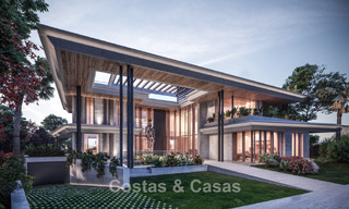 Bouwgrond met geavanceerd villaproject te koop dicht bij alle voorzieningen op de befaamde Golden Mile van Marbella 777095 