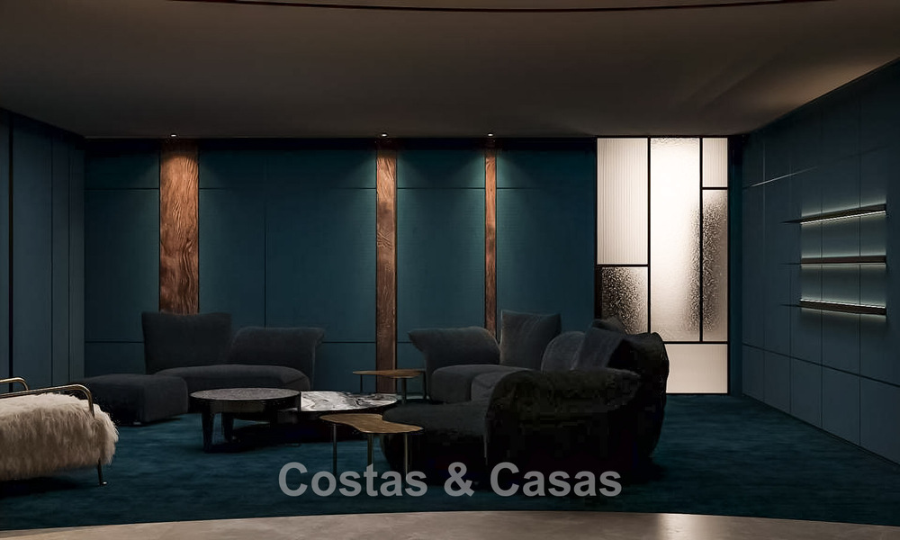 Bouwgrond met geavanceerd villaproject te koop dicht bij alle voorzieningen op de befaamde Golden Mile van Marbella 777097