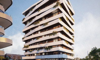 4 luxueuze duplex penthouses met open zeezicht te koop direct aan de strandboulevard van Malaga centrum 777529 