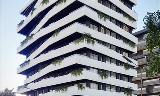 4 luxueuze duplex penthouses met open zeezicht te koop direct aan de strandboulevard van Malaga centrum 777530 