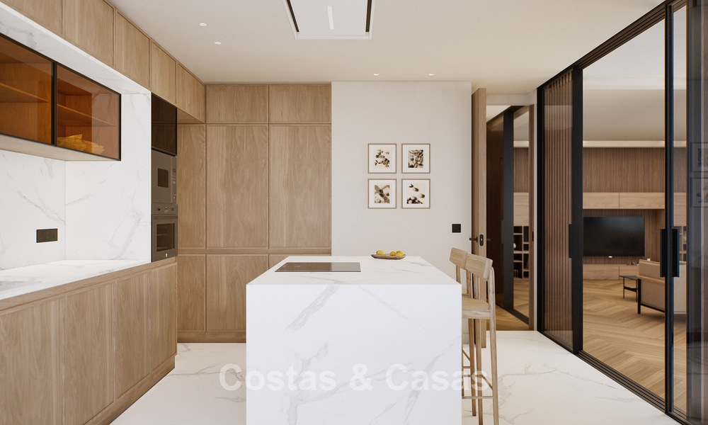 4 luxueuze duplex penthouses met open zeezicht te koop direct aan de strandboulevard van Malaga centrum 777545