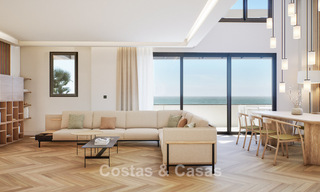 4 luxueuze duplex penthouses met open zeezicht te koop direct aan de strandboulevard van Malaga centrum 777560 