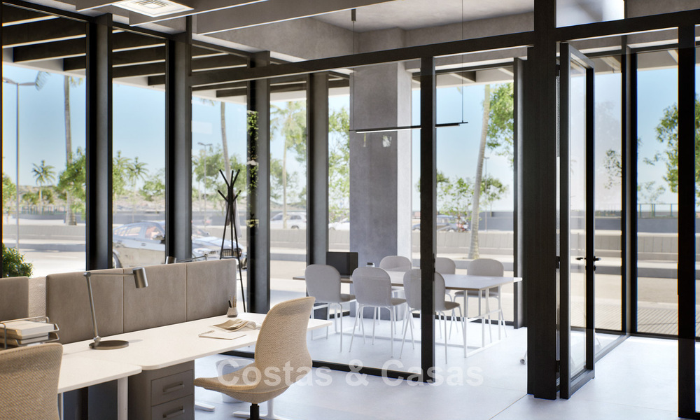 4 luxueuze duplex penthouses met open zeezicht te koop direct aan de strandboulevard van Malaga centrum 777566
