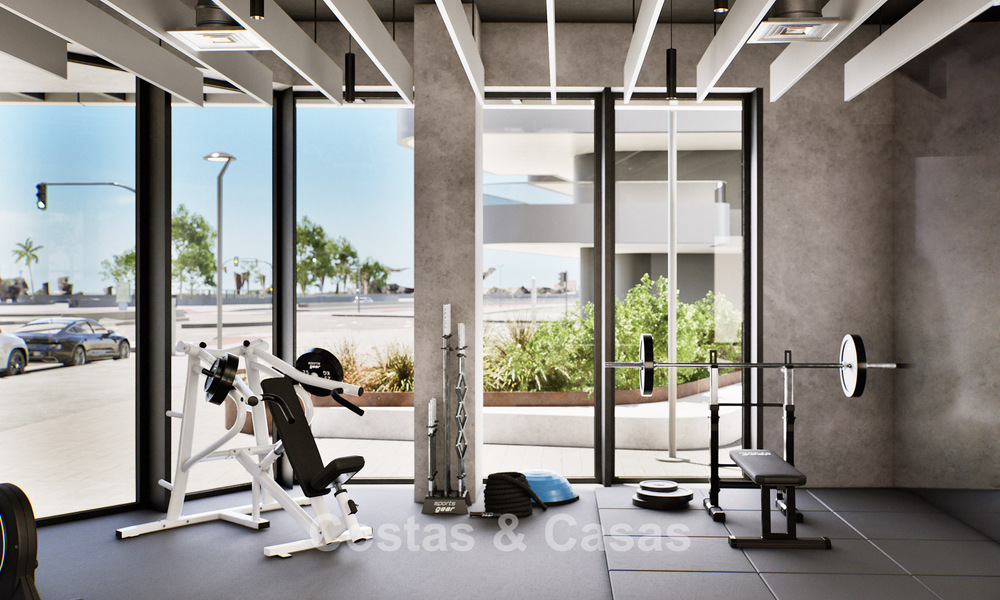 4 luxueuze duplex penthouses met open zeezicht te koop direct aan de strandboulevard van Malaga centrum 777571