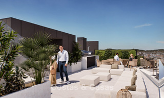 4 luxueuze duplex penthouses met open zeezicht te koop direct aan de strandboulevard van Malaga centrum 777578 