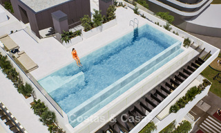 4 luxueuze duplex penthouses met open zeezicht te koop direct aan de strandboulevard van Malaga centrum 777581 