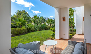 Tuinappartement te koop in een exclusief complex nabij een grote blauwe lagune aan de Costa del Sol 777430 