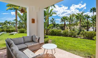 Tuinappartement te koop in een exclusief complex nabij een grote blauwe lagune aan de Costa del Sol 777454 