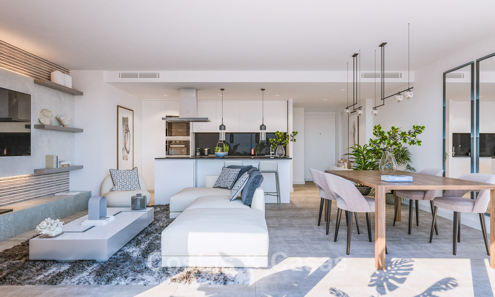 Gloednieuw en instapklaar penthouse met zeezicht te koop op de New Golden Mile tussen Marbella en Estepona 777672