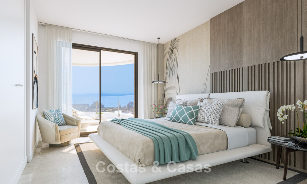 Gloednieuw en instapklaar penthouse met zeezicht te koop op de New Golden Mile tussen Marbella en Estepona 777673