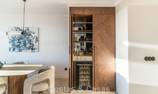 Modernistisch design schakelvilla met zeezicht te koop in een voorstaand resort in Mijas Costa, Costa del Sol 777869 