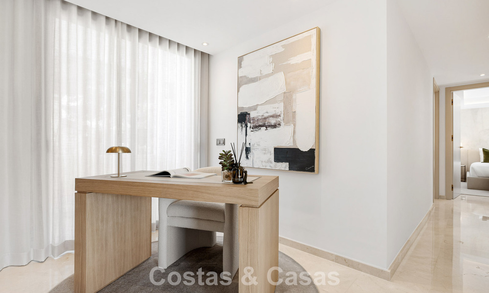 Prestigieus gerenoveerde luxevilla in traditionele stijl te koop in een rustige woonwijk van Nueva Andalucia, Marbella 778133