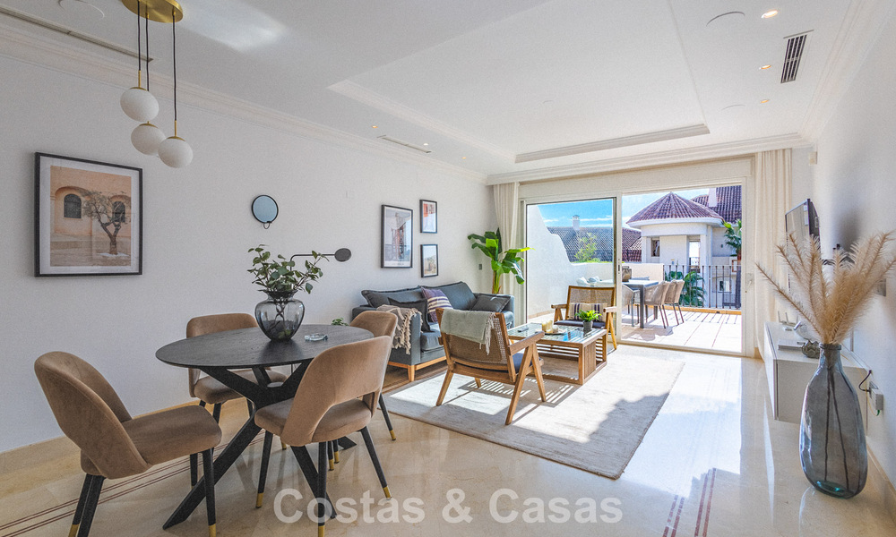 Prachtig appartement met ruim terras te koop in een luxueus complex in Nueva Andalucia, Marbella 778117