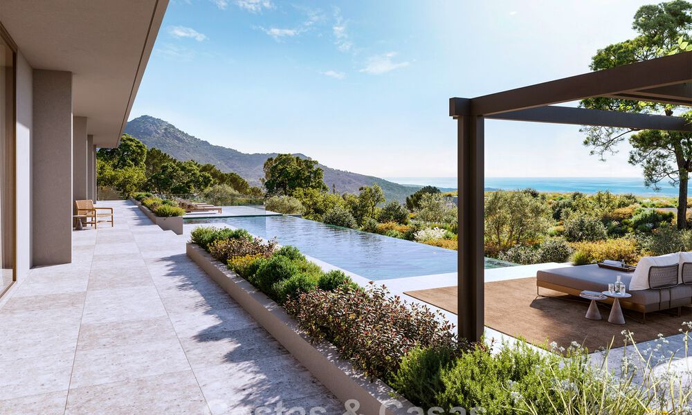 Innovatieve designvilla te koop, genesteld in een natuurlijke omgeving, in een gated community van Marbella - Benahavis 778578