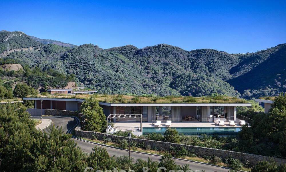 Innovatieve off-plan villa met panoramisch uitzicht te koop in een gated resort in Marbella - Benahavis 778581