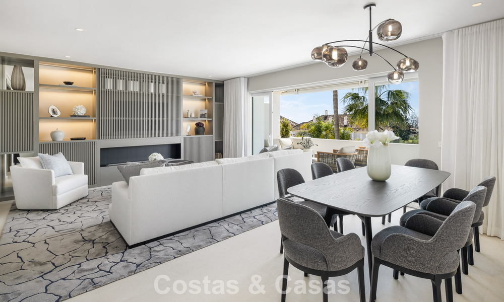 Prachtig gerenoveerd duplex penthouse te koop in een exclusief complex op de prestigieuze Golden Mile van Marbella 778638