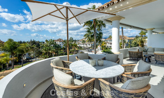 Eersteklas gerenoveerd duplex penthouse te koop in een gated luxe complex op de geprefereerde Golden Mile van Marbella 778658 