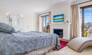 Ruim rijhuis te koop met zeezicht in een omheinde urbanisatie in de heuvels van Marbella - Benahavis 778943 