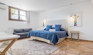 Ruim rijhuis te koop met zeezicht in een omheinde urbanisatie in de heuvels van Marbella - Benahavis 778948 