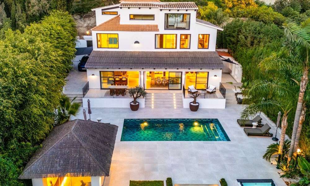 Instapklare, hedendaags gerenoveerde luxevilla te koop in het hart van Nueva Andalucia’s golfvallei, Marbella 796775