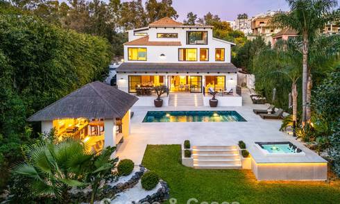 Instapklare, hedendaags gerenoveerde luxevilla te koop in het hart van Nueva Andalucia’s golfvallei, Marbella 796777