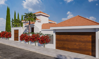Vernieuwbouwproject: luxevilla te koop met modern-mediterraan ontwerp en zeezicht in Nueva Andalucia, Marbella 779072 