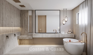Vernieuwbouwproject: luxevilla te koop met modern-mediterraan ontwerp en zeezicht in Nueva Andalucia, Marbella 779074 