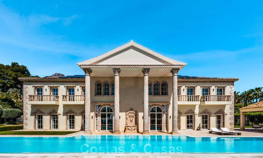 Opmerkelijk, presidentiëel paleis te koop, in de vooraanstaande, gated gemeenschap van Sierra Blanca in Marbella 779331
