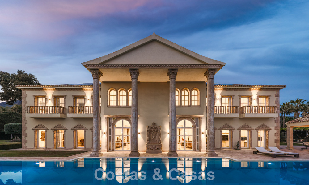 Opmerkelijk, presidentiëel paleis te koop, in de vooraanstaande, gated gemeenschap van Sierra Blanca in Marbella 779343