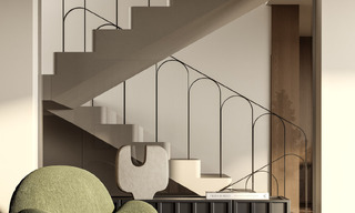 Off-plan luxevilla met panoramisch zeezicht te koop in een omheinde community van Nueva Andalucia, Marbella 779403 