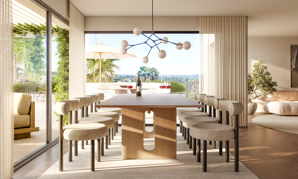 Off-plan luxevilla met panoramisch zeezicht te koop in een omheinde community van Nueva Andalucia, Marbella 779407