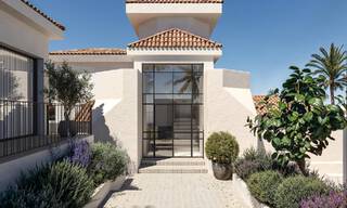 Off-plan luxevilla met panoramisch zeezicht te koop in een omheinde community van Nueva Andalucia, Marbella 779425 