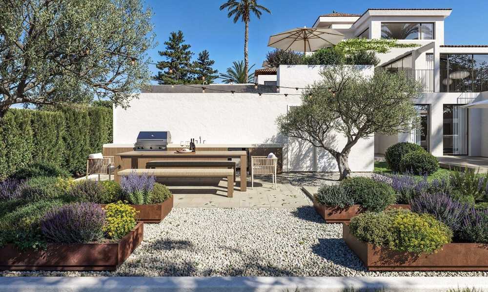 Off-plan luxevilla met panoramisch zeezicht te koop in een omheinde community van Nueva Andalucia, Marbella 779426