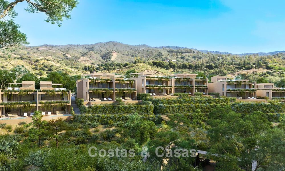 Off-plan, energie efficiënte woningen te koop in de groene heuvels van Elviria, ten oosten van Marbella centrum 779363