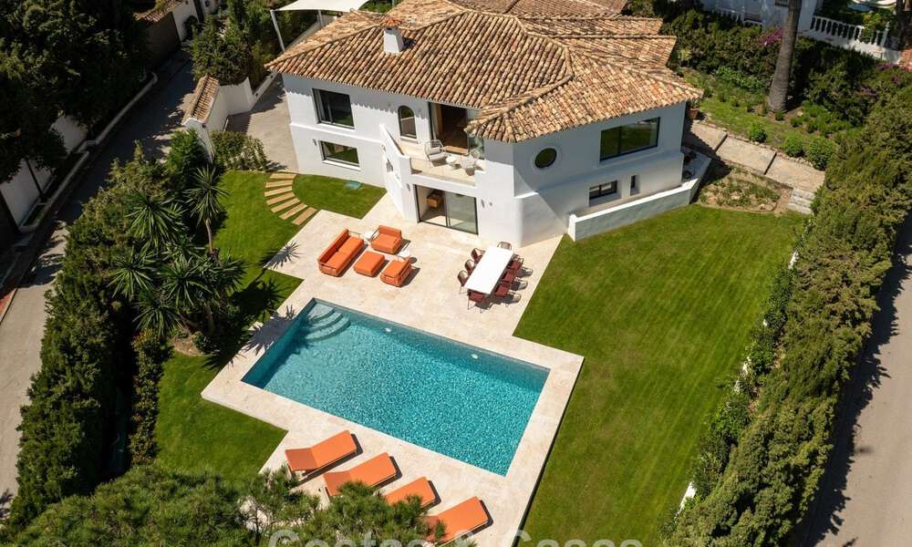 Instapklare luxevilla met moderne, Andalusische architectuur te koop gelegen in het hart van Nueva Andalucia, Marbella 779489