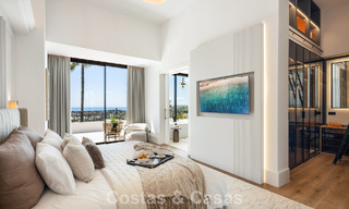 Royale villa met luxueus, mediterrane architectuur te koop, grenzend aan de golfbaan in Marbella - Benahavis 779658 