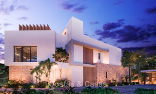 Gesofisticeerde nieuwbouwvilla te koop in een prestigieuze, beveiligde woonwijk op de Golden Mile van Marbella 779913 