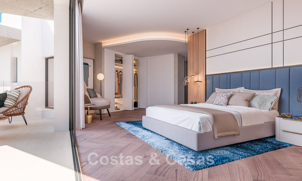 Gesofisticeerde nieuwbouwvilla te koop in een prestigieuze, beveiligde woonwijk op de Golden Mile van Marbella 779916