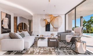 Gesofisticeerde nieuwbouwvilla te koop in een prestigieuze, beveiligde woonwijk op de Golden Mile van Marbella 779917 