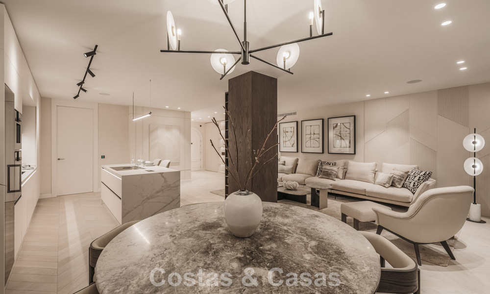 Eersteklas appartement met panoramisch zeezicht te koop in Nueva Andalucia’s golfvallei, Marbella 780259