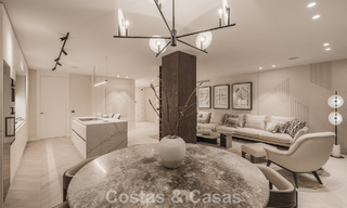 Eersteklas appartement met panoramisch zeezicht te koop in Nueva Andalucia’s golfvallei, Marbella 780259 