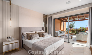 Eersteklas appartement met panoramisch zeezicht te koop in Nueva Andalucia’s golfvallei, Marbella 780292 