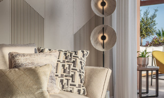 Eersteklas appartement met panoramisch zeezicht te koop in Nueva Andalucia’s golfvallei, Marbella 780299 