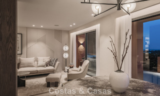 Eersteklas appartement met panoramisch zeezicht te koop in Nueva Andalucia’s golfvallei, Marbella 780302 