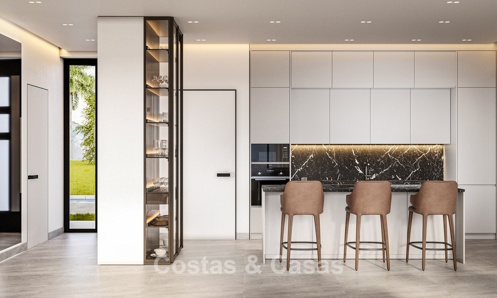 Luxueuze, moderne, off-plan villa’s met onbelemmerd zeezicht te koop in Mijas, Costa del Sol 780084