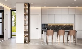 Luxueuze, moderne, off-plan villa’s met onbelemmerd zeezicht te koop in Mijas, Costa del Sol 780084 