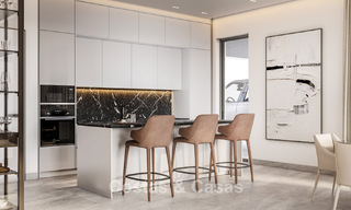 Luxueuze, moderne, off-plan villa’s met onbelemmerd zeezicht te koop in Mijas, Costa del Sol 780085 