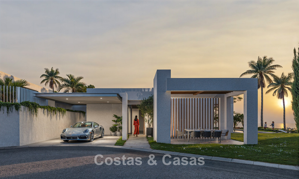 Luxueuze, moderne, off-plan villa’s met onbelemmerd zeezicht te koop in Mijas, Costa del Sol 780086
