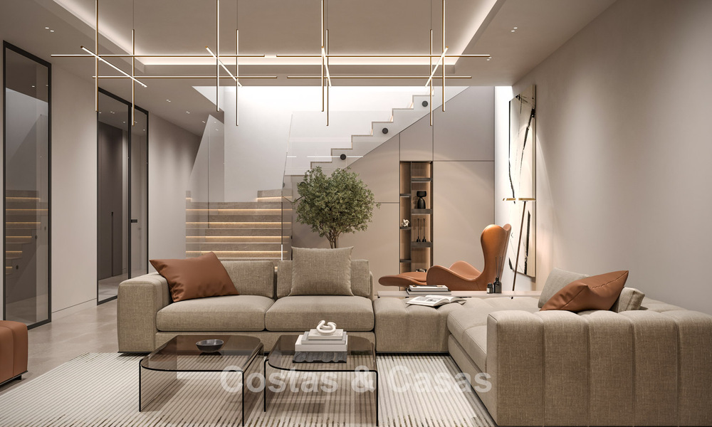 Luxueuze, moderne, off-plan villa’s met onbelemmerd zeezicht te koop in Mijas, Costa del Sol 780088